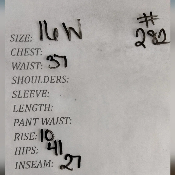 Copper Flash Womens 16W Curvy Ankle Skinny White Premium Denim (TINY FLAW) - Picture 12 of 12